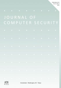 Journal of Computer Security cover